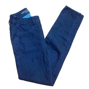 American Eagle Dark Wash Hi-Rise Jegging